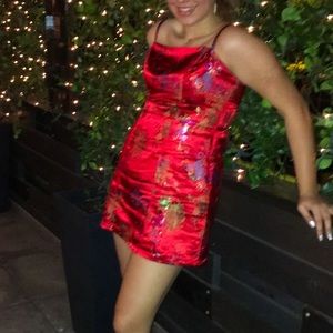 Urban Outfitters M/L Red Mini Dress